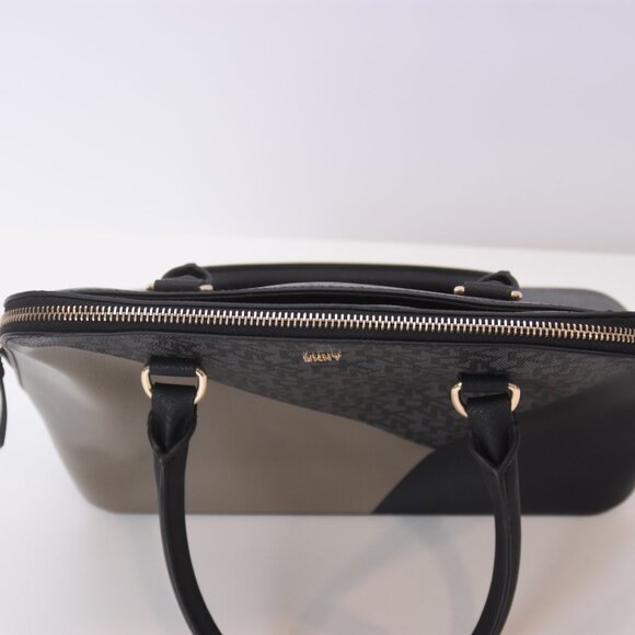 NWOT DKNY Dome Crossbody Tri-Color Handbag Purse Logo Signature w/Gold Tone - Picture 8 of 14